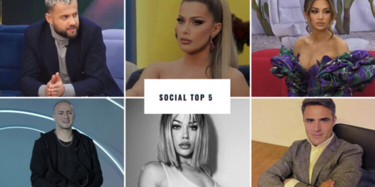 Rënie e ngritje drastike/ Kush nga banorët humbi 2 mijë ndjekës e kush fitoi 20 mijë brenda javës në Instagram