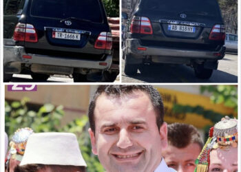 FOTO/ Kastriot Gurra kapet mat, i ndryshon targat false fuoristradës që akuzohet për trafik droge