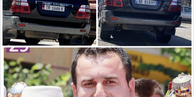 FOTO/ Kastriot Gurra kapet mat, i ndryshon targat false fuoristradës që akuzohet për trafik droge