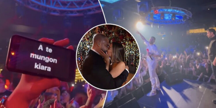 Fansat provokojnë Butrint Imerin në koncert, e pyesin nëse i mungon Kiara