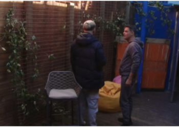 “A të ka marrë malli?”, Luizi komunikon me Kiarën përmes murit