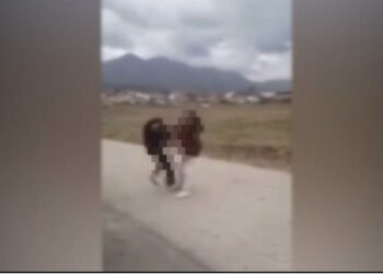 VIDEO/ 2 vajza rrih*n në KAMËZ, kapen për flokësh e godasin njëra-tjetrën!