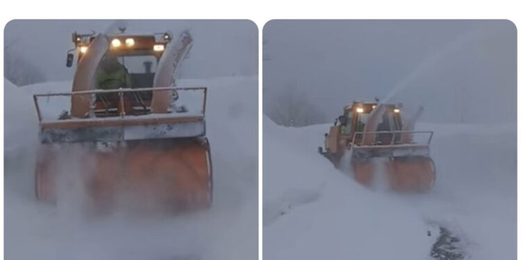 Në aksin Bogë-Theth dëbora shkon mbi 1 metër, ARRSH thirrje shoferëve: Pajisuni me goma dimërore!