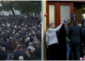 LIVE-“Hape more derën”! Ndodh incidenti i parë, garda bllokon deputetët e PD-së