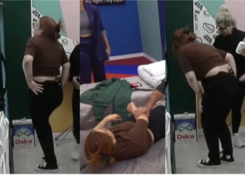 FOTO/ Tea rrëzohet në lavanderi! Kiara dhe Efi nxitojnë t’i japin ndihmë