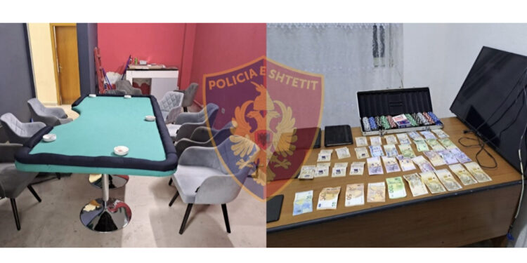 Policia arreston “lojtarin” në Kuçovë, i sekuestrohen lekët e kumarit