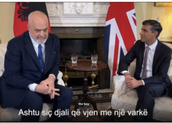 VIDEO/ Rama publikon bisedën me Sunak: Mollët e kalbura janë objekti ynë i përbashkët, të ftoj në Shqipëri