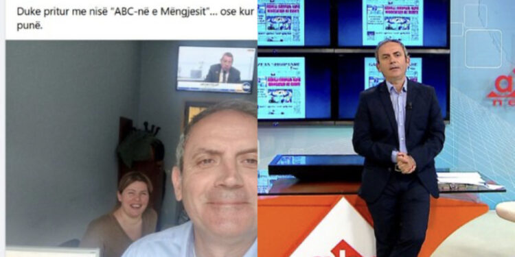 VIDEO/ Bashkim Hoxha i mori kohën televizive, shpërthen Enkel Demi ndaj Sokol Ballës: Kështu vajti kjo punë në ABC News, shto ujë e shto miell