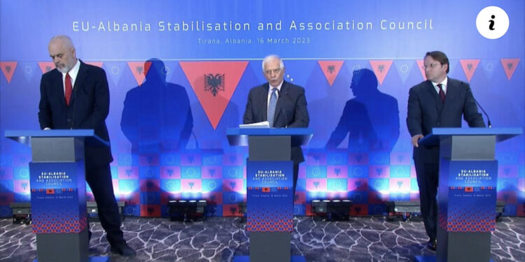 VIDEO/ Brukseli hedh poshtë skenarin e Ramës: Nuk kemi propozime për të shpallur Berishën “non grata”