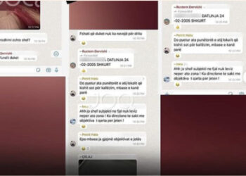 VIDEO/ “Shihe nga parakolpi” / Drejtuesit e komisariatit nr. 1 mesazhe të ndyra mes tyre për 15-vjeçaren e humbur