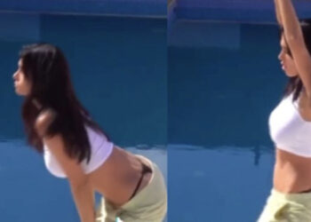 VIDEO/ Jori Delli shfaqet duke bërë “twerk”, i dalin të brendshmet