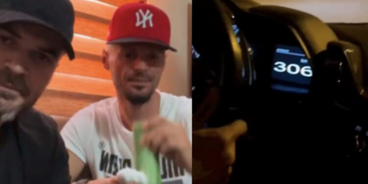 VIDEO: Aleks Visha dhe Kleviol Ahmeti me shpejtësi skëterrë, 300 km/orë në tunelin e Kalimashit