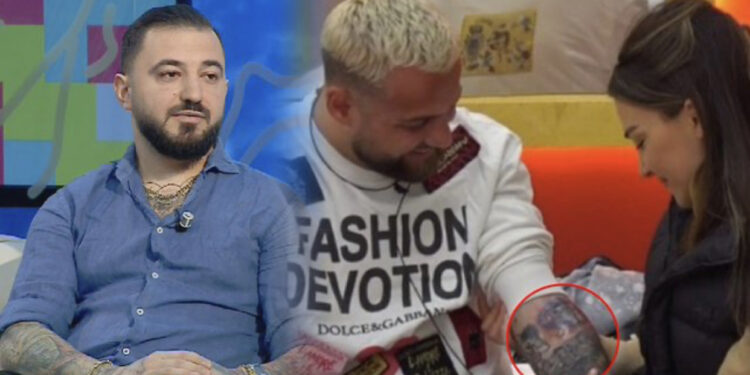 Artisti që bëri tatuazhin e Luizit për Kiarën: Kur dola nga aty kuptova se sa shumë fansa kishte Luizi