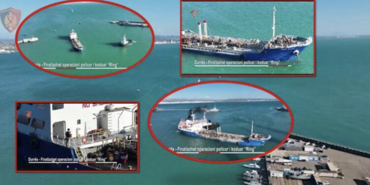 U kapën me naftë të kontrabanduar në Durrës, lirohen 4 anëtarët e ekuipazhit të “Queen Majeda”