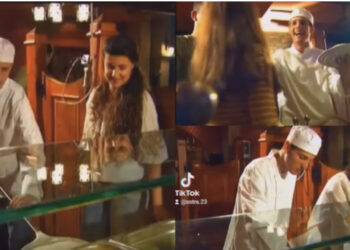 VIDEO/ Dalin pamjet kur Luizit si kuzhinier përgatiste pica për këngëtaren e njohur