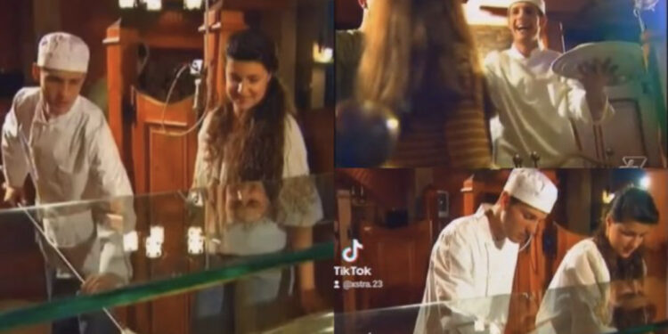 VIDEO/ Dalin pamjet kur Luizit si kuzhinier përgatiste pica për këngëtaren e njohur