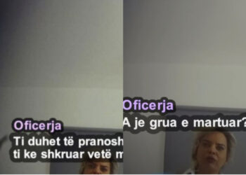 VIDEO/ ‘Je krujt vetë’/ Djali i policit përndjek gruan e martuar: Më shantazhon tek bashkëshorti