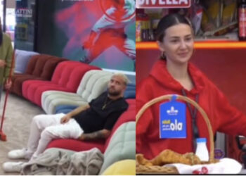 “Nuk je xheloz?”/ Jori pyet Luizin për romancën Kiara-Butrint, këngëtari vihet në siklet, moderatorja qesh