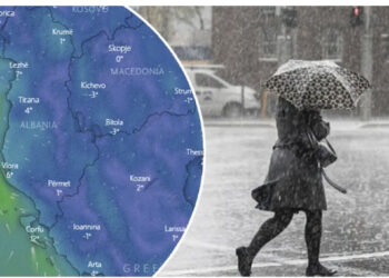 HARTA-LIVE/ Rikthehet “dimri”, temperatura nën zero, parashikimi i motit për nesër