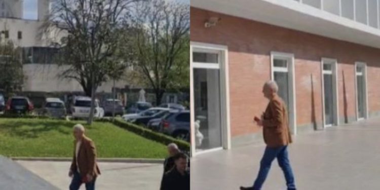 VIDEO/ FUSHATA/ Meta shkon në selinë blu të takohet me Berishën!