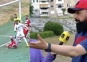“Topi hyri gjysmë metri brenda”, trajneri i Tomorit akuzon: Nëse e kam gabim, nuk merrem më me futboll