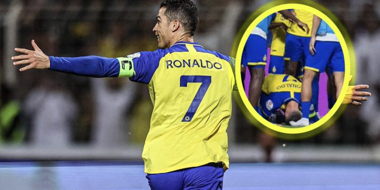 VIDEO/ Shënoi golin e fitores dhe feston duke bërë sexhde, Cristiano Ronaldo bëhet mysliman?!