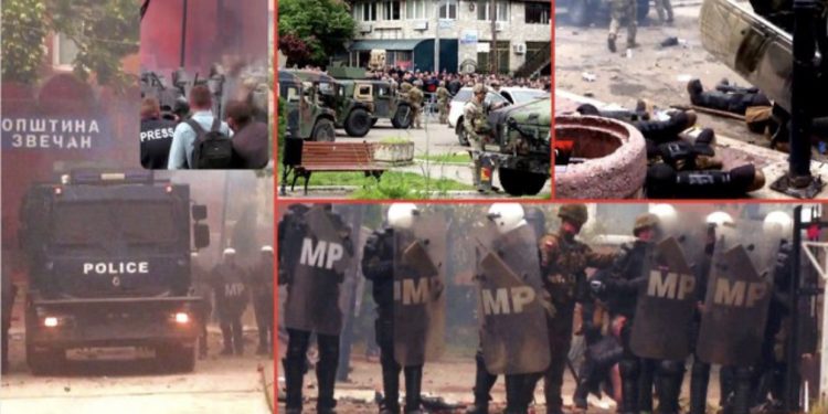Situatë më e qetë në veri të Kosovës, protestat vijojnë. KFOR dhe policia rrethojnë godinat e komunave