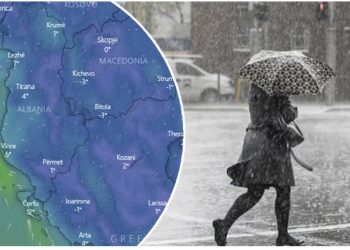 HARTA-LIVE/ Nis shiu, ja qytetet ku do të ketë stuhi pasdite