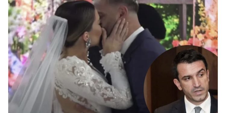 FOTO/ Erion Veliaj bëri autogol me martesën e Luizin dhe Kiarës. Bie në sondazhe