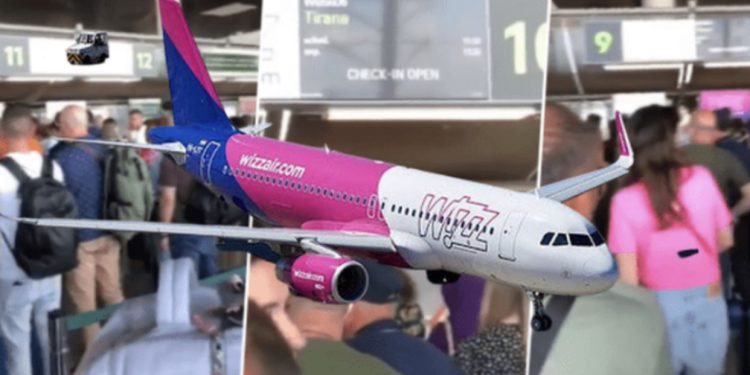 Avioni i “Wizz Air” nuk ulet në Rinas, mban 2 orë në ajër pasagjerët dhe i kthehen sërish në Brindisi