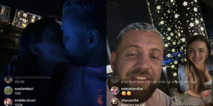 FOTO/ Luizi puth Kiarën “live” në Instagram dhe thyen rekord shikueshmërie