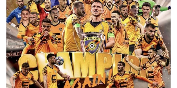 FOTO/ Triumf historik, Ilir Daja shpallet kampion për herë të dytë radhazi me Ballkanin në Kosovë