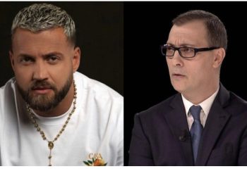 Inatet e vjetëra Adi Krasta – Luiz Ejlli, gazetari nuk e lejon aktoren të përmendë emrin e këngëtarit
