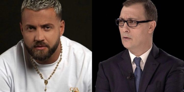 Inatet e vjetëra Adi Krasta – Luiz Ejlli, gazetari nuk e lejon aktoren të përmendë emrin e këngëtarit