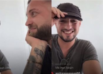 Luizi dhe Kristi surprizojnë fansat dhe hyjnë “live” bashkë në Instagram, “zihen” për Zhaklinën dhe Arbërin