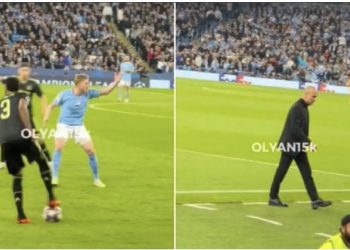 VIDEO/ “Pusho, pusho!”, tension i lartë mes Guardiolës dhe De Bruyne, pamjet bëhen virale