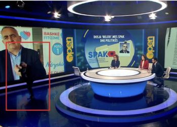 VIDEO/ Gazetarja zbulon provat e Prokurorisë për Fredi Belerin, Vangjel Dule braktis emisionin