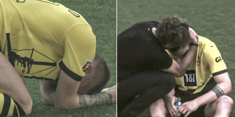 FOTO/ “Tragjedi” në 8 foto, shikoni çfarë ndodhi me lojtarët e Borussias disa sekonda pasi humbën titullin