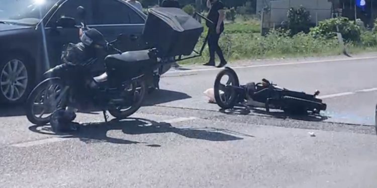 Përplasen dy motoçikleta në Lezhë, plagoset një prej drejtuesve