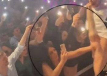 VIDEO/ Fansja ‘çmendet’ pas Butrint Imerit, bën gjestin e turpshëm