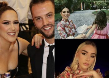 DASMA e Arbanës me Eduartin/ Xhensila Myrtezaj dhe Keisi Tola bëjnë ‘xing’ me veshjen, ja sa kushtoi fustani!
