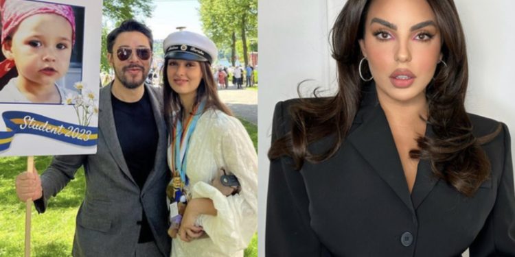 FOTO/ Shkëlzen Berisha poston foton e rrallë me të bijën maturante, vjen komenti i ëmbël i Armina Mevlanit