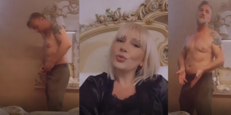 “Më kishte marrë malli për ty”/ Del VIDEO e Monika Lubonjës dhe Gent Hazizit gjysmë të zhveshur në hotel: Nuk je me Olta Gixharin këtu