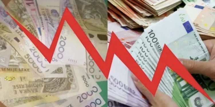 Euro në rënie të lirë, shkon pranë kufirit të 108 lekëve