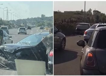 Aksident i rëndë te mbikalimi i Saukut, përplasen 3 makina