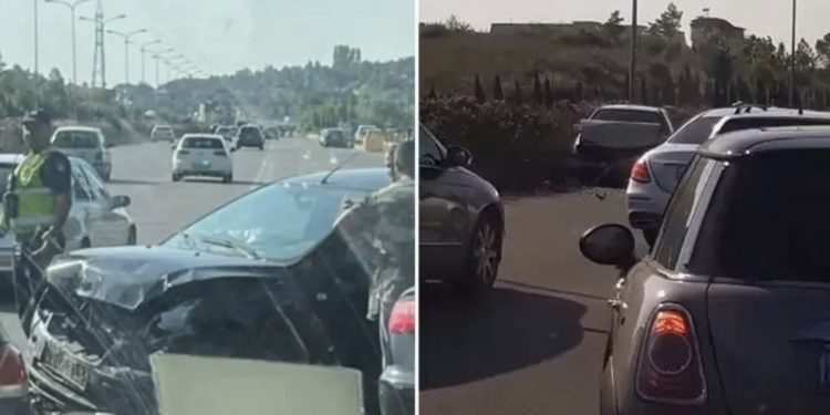 Aksident i rëndë te mbikalimi i Saukut, përplasen 3 makina