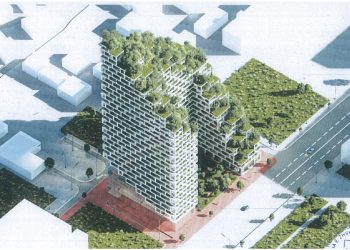 E themeluar nga Samir Mane/ Kompania që betonizoi Liqenin merr leje për 34 katësh tek ish Shkolla e Partisë