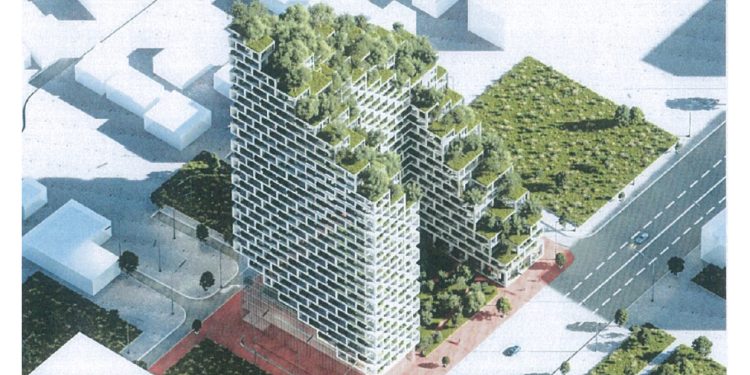 E themeluar nga Samir Mane/ Kompania që betonizoi Liqenin merr leje për 34 katësh tek ish Shkolla e Partisë