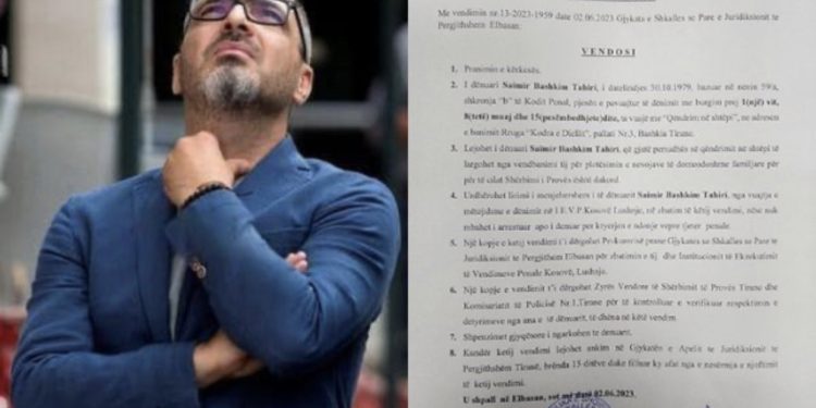 FOTO/ U lirua sot nga burgu, Saimir Tahiri: Faleminderit ty që ke gënjyer dhe…