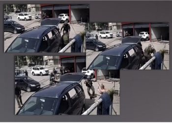 VIDEO/ Momenti kur Policia e Kosovës arreston ‘Rusin’ në një lavazh!